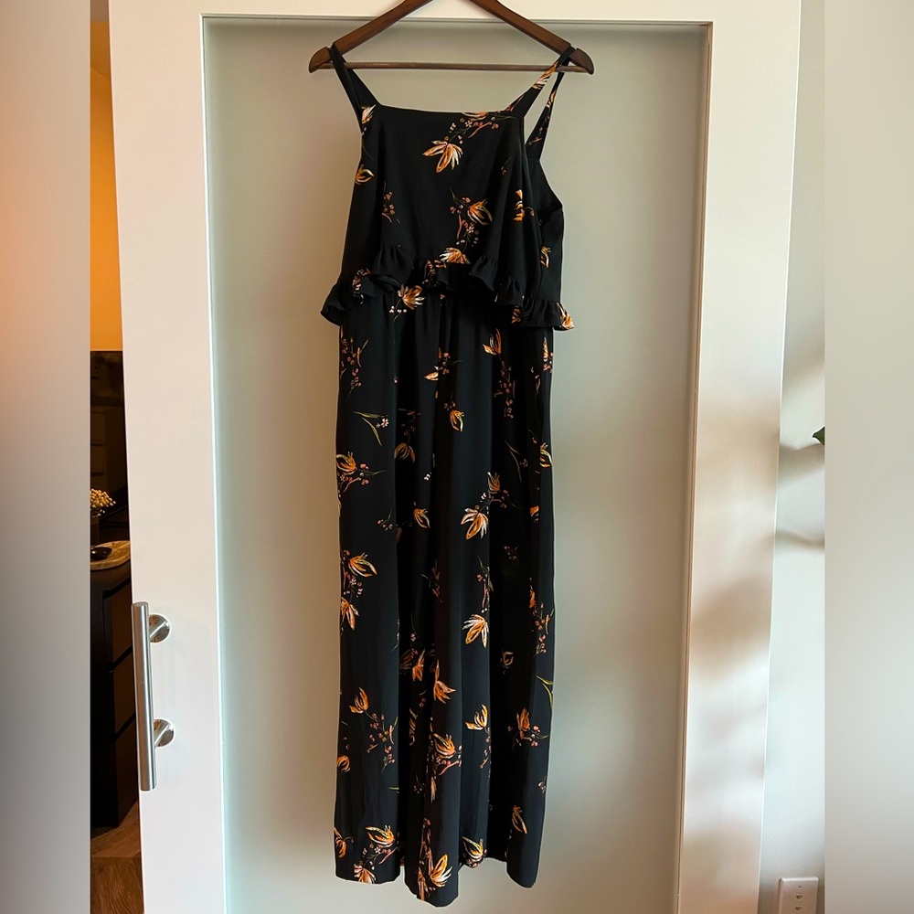 BP Black Floral Jumpsuit